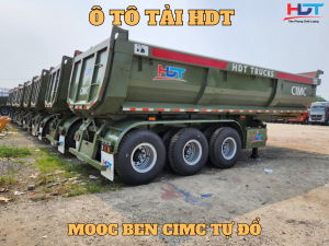 Sơ Mi Rơ Mooc CIMC Tháp Ben Tự Đổ – Giải Pháp Vận Tải Hàng Đầu từ Công Ty Ô Tô Tải HDT